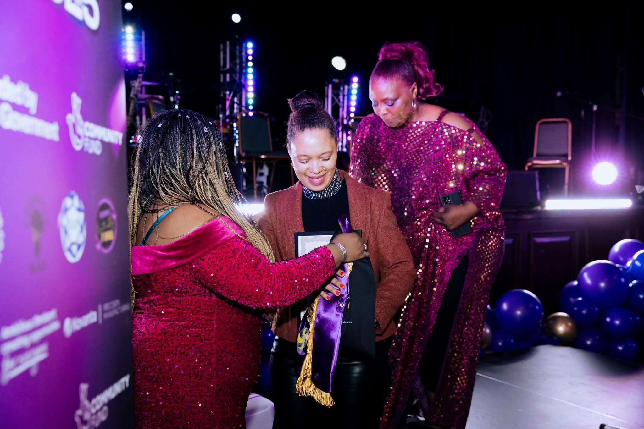 An award presented on stage at the SRACA ceremony